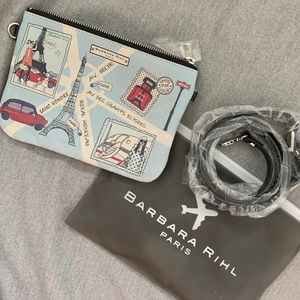 BARBARA RIHL Paris Art Leather Cross-Body Bag